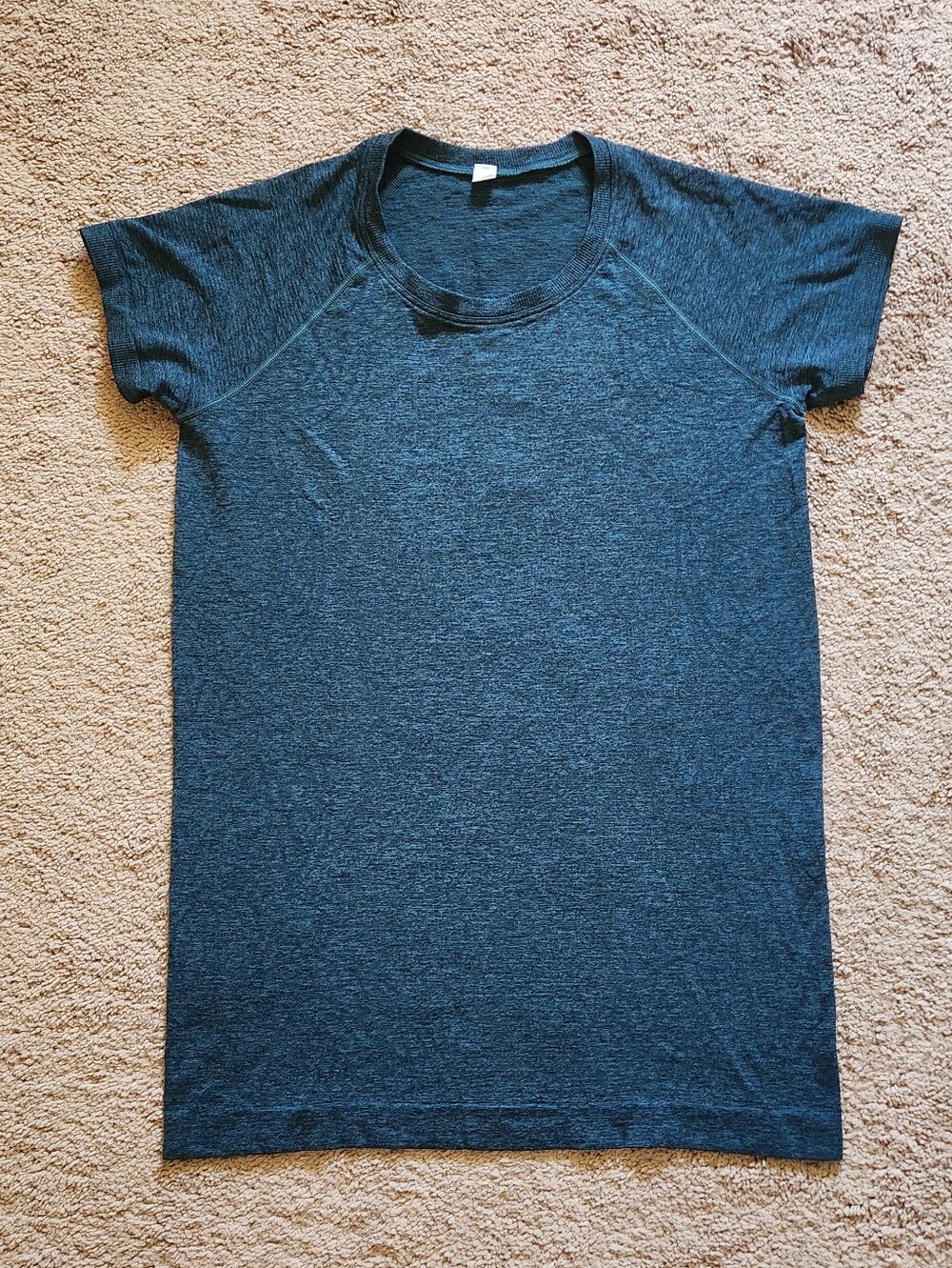 NWOT Lululemon Swiftly Tech Dark Teal Blue Short Sleeve Top Ladies 10 Outdoor
